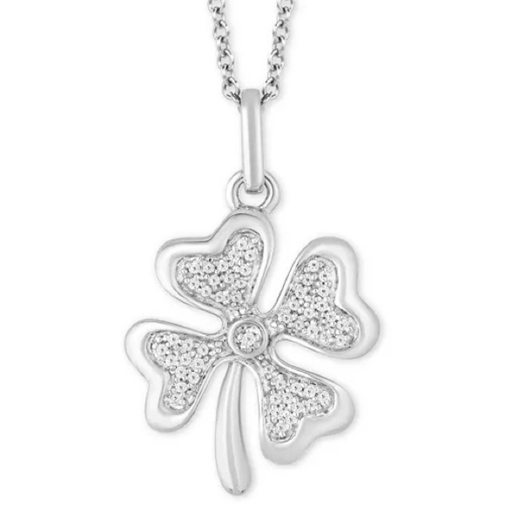 TOKENS BY HALLMARK DIAMONDS Clover Luck Necklace